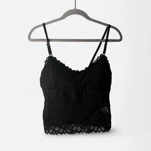 black lace tank top